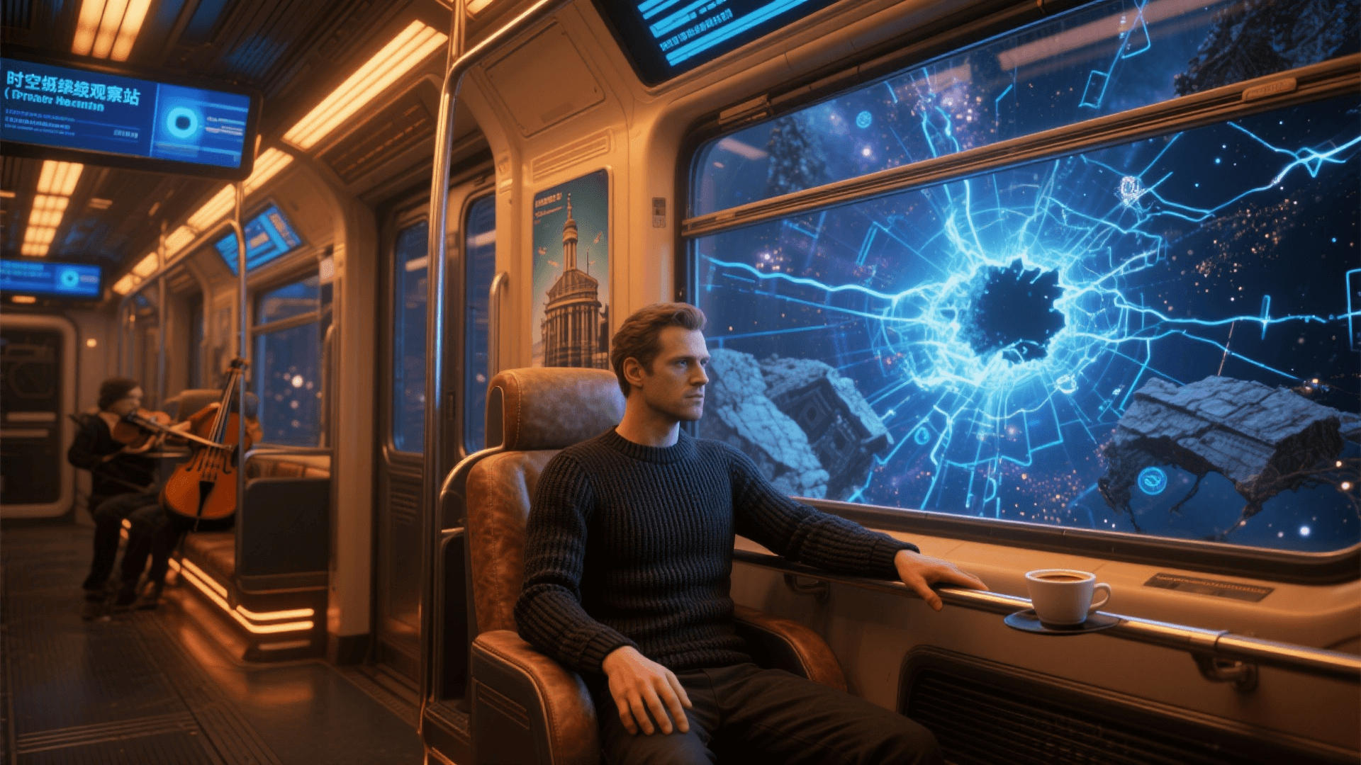 《公交车上的男人》IP作者：阿缺